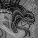 Tattoos - Snake Skeleton Back Piece In progress Detail - 71627